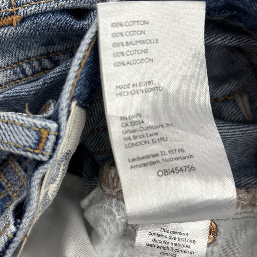 Free People Makai Cut Off Jean Shorts Women's Size 25 Denim Raw Hem Distressed - Picture 10 of 16